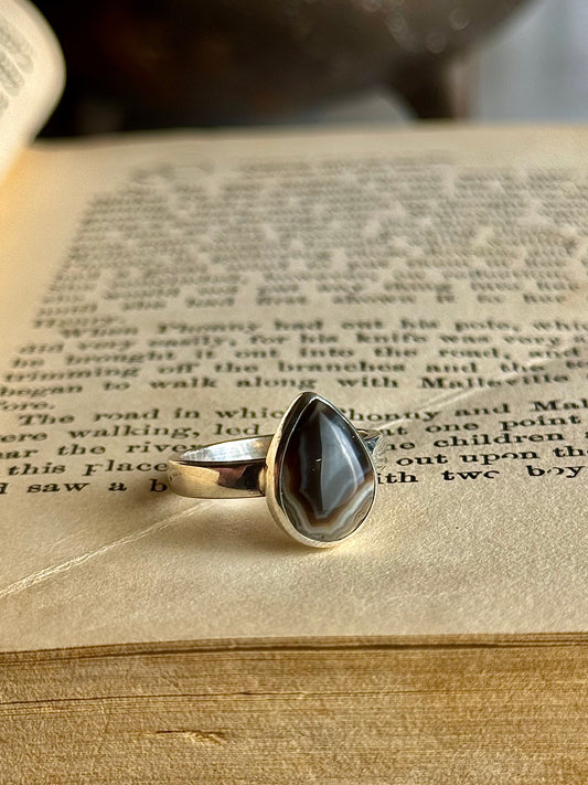 Kentucky Agate Ring 6.5