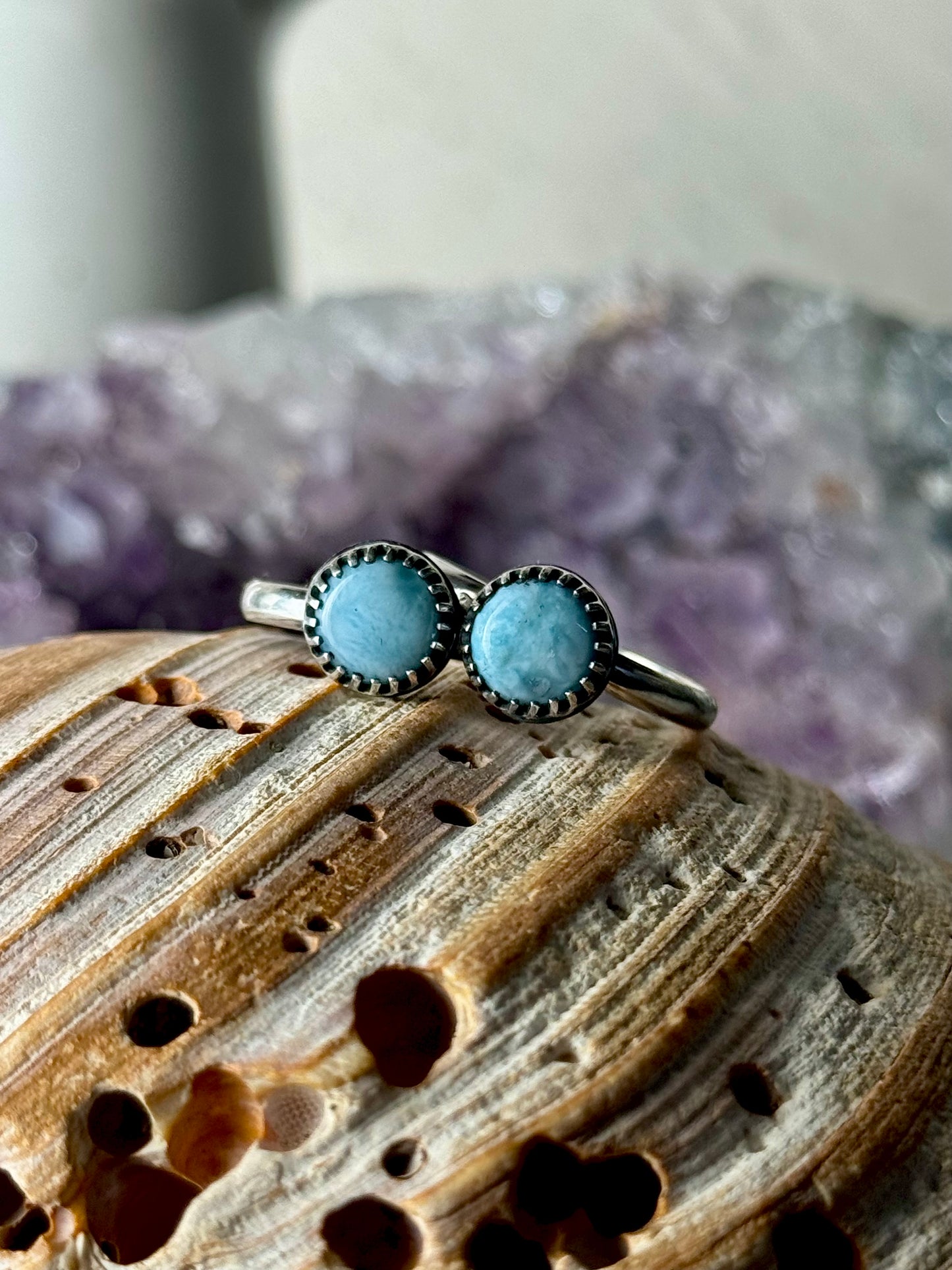 Larimar Rings