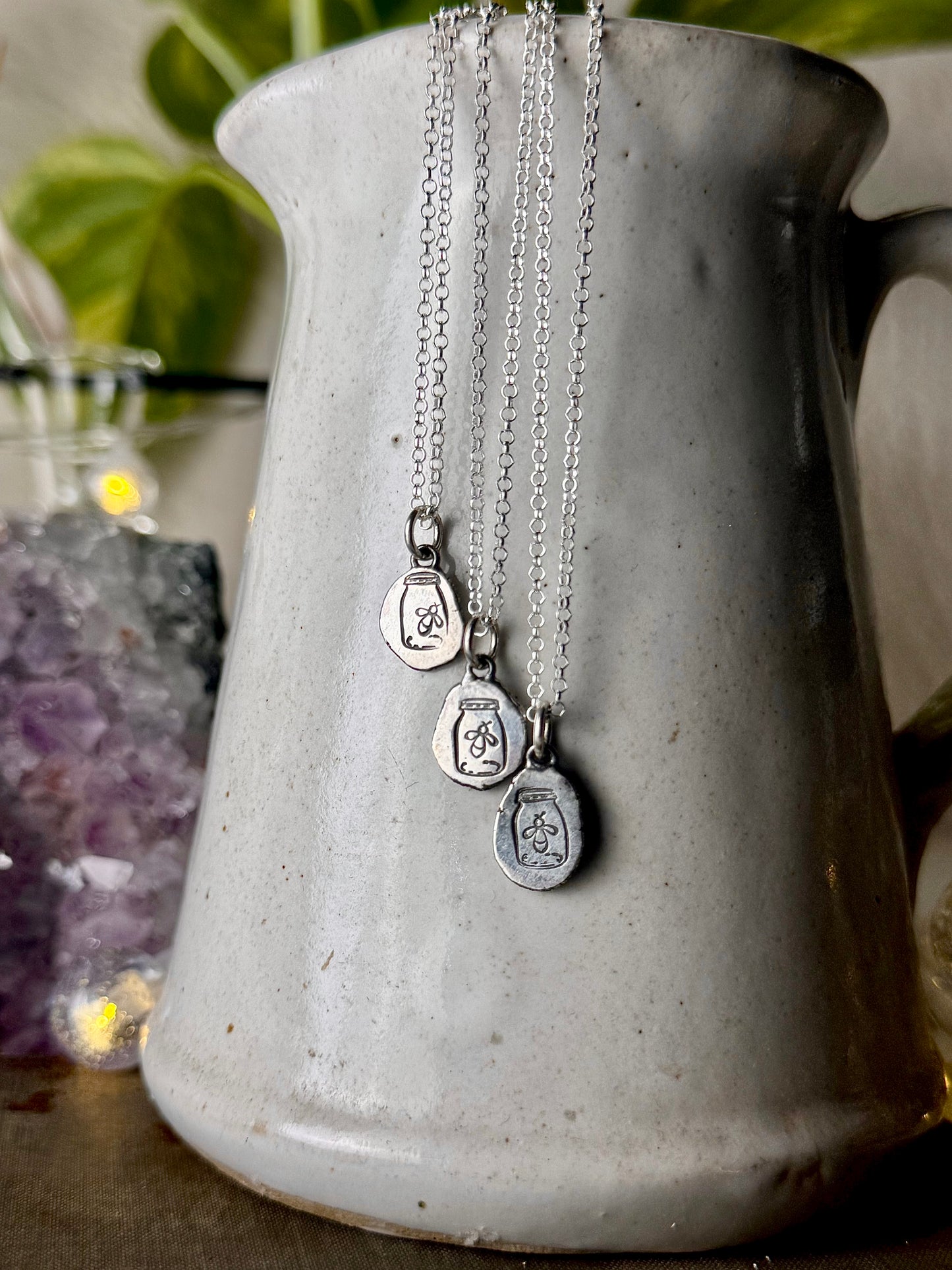 Lightning Bug Necklaces