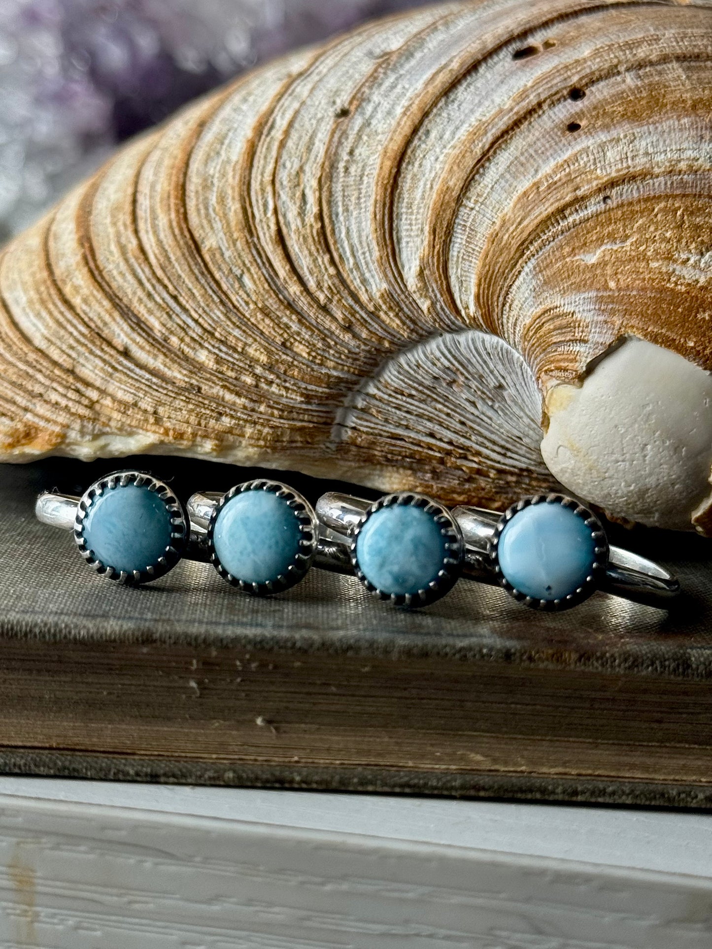 Larimar Rings