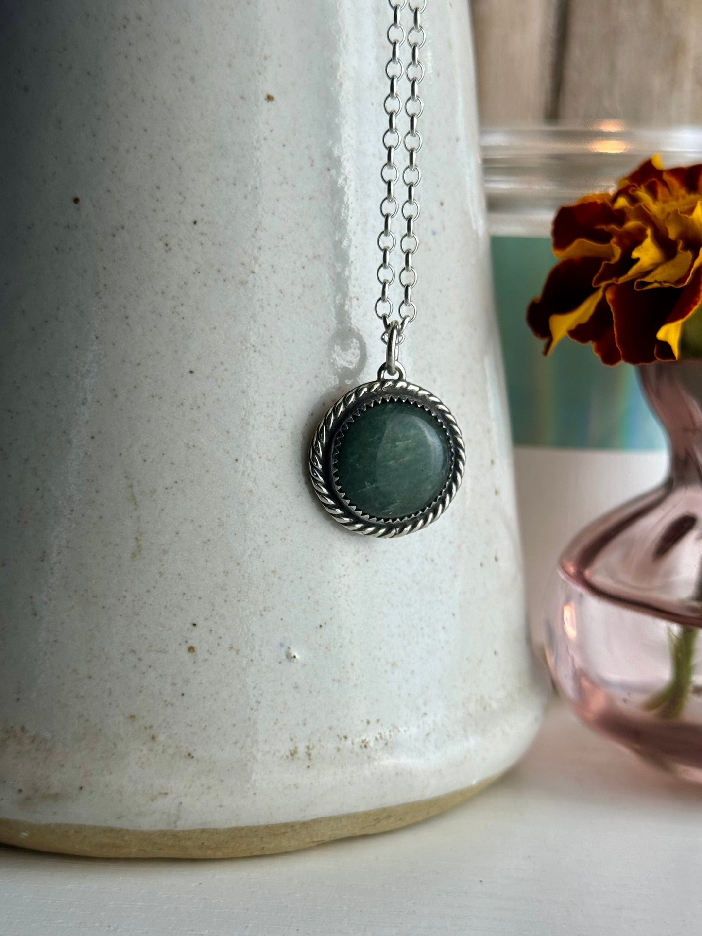 Round Jade Necklace