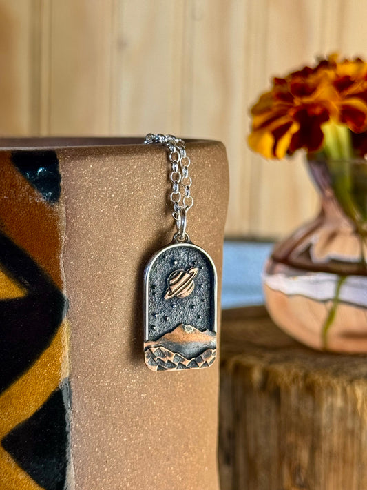 Appalachian Mountain Necklace Copper Planet
