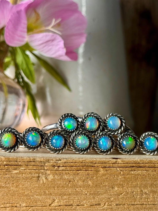 Opal Ring, Opal Jewelry, Opal Rings, Flashy Ring, Sterling Silver Jewelry, Handmade Ring, Opal, Rainbow Opal Ring, Opals, Rings, Jewelry